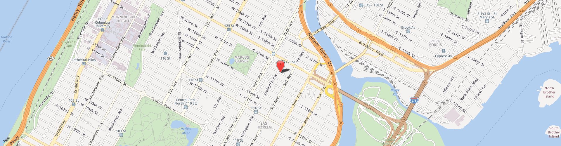 Location Map: 123 Some Street Manhattan, NY 10009