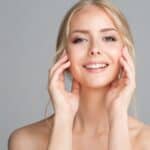 Woman with smoother, younger-looking skin after Botox.